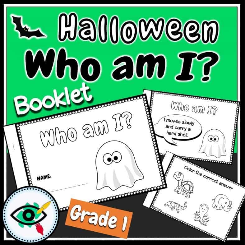 Halloween - Booklet - Who Am I - For Grade 1