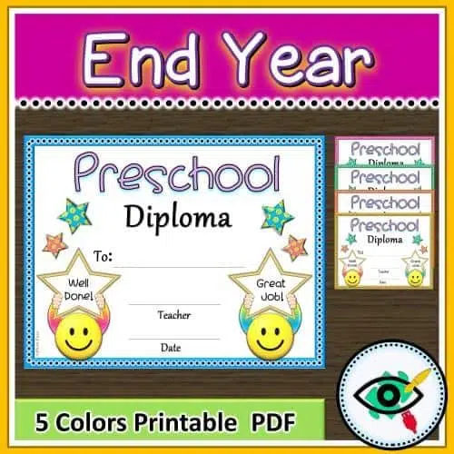 Seasonal End of Year Diploma Preschool Title1