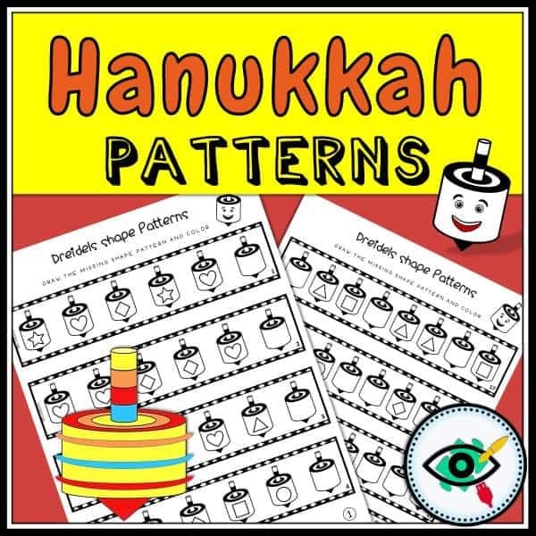 holiday-hanukkah-dreidel-shape-patterns-title