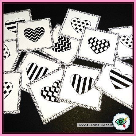 Hearts Pattern Cards - Memory Game | Planerium