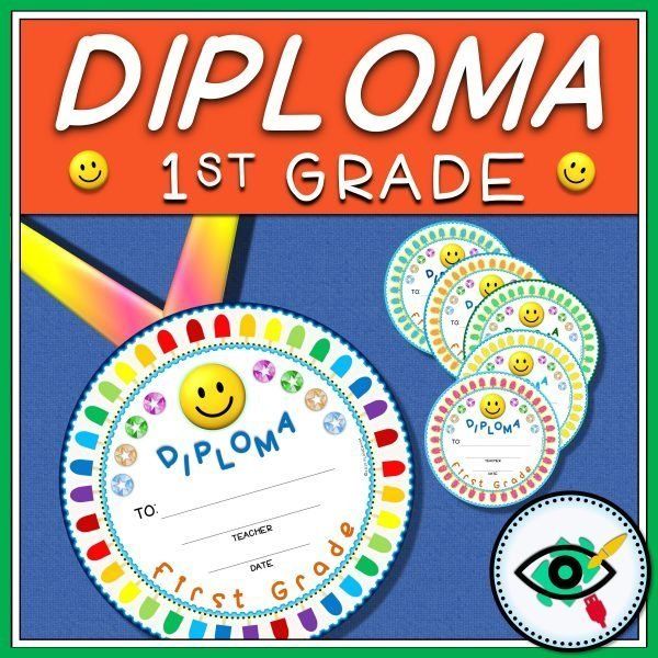 end-of-year-rounded-diploma-first-grade-title