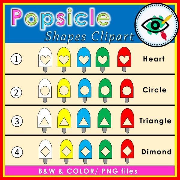 popsicle-shapes -clipart-title1
