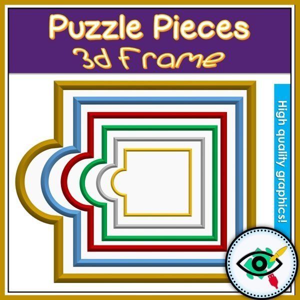 clipart-puzzle-pieces-3d-frame-title2