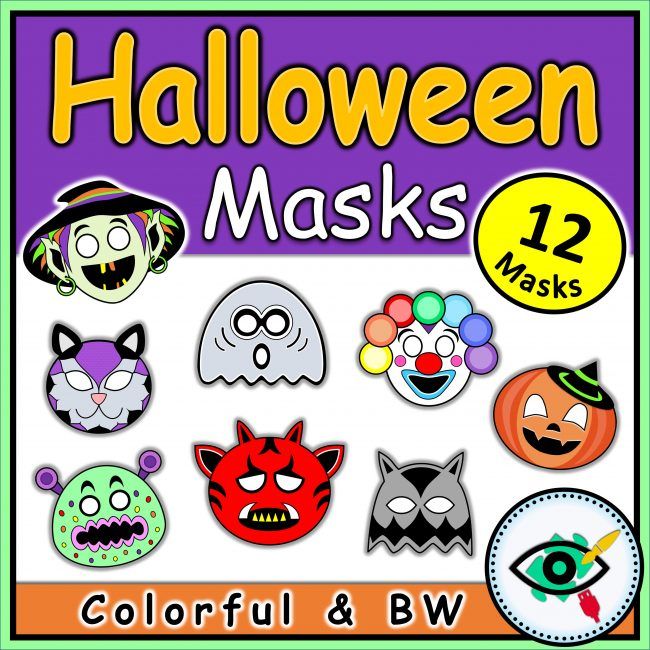 halloween-masks-title blank