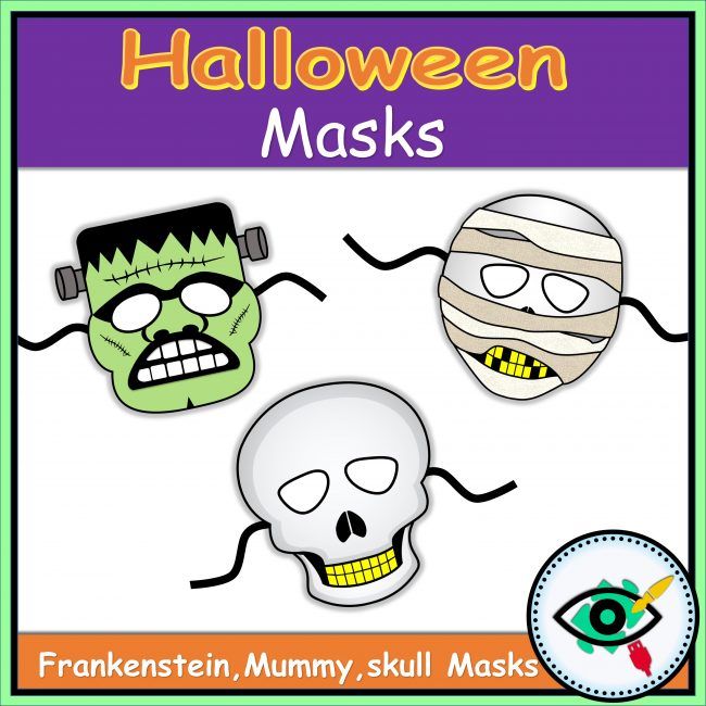 halloween-masks-title7 blank