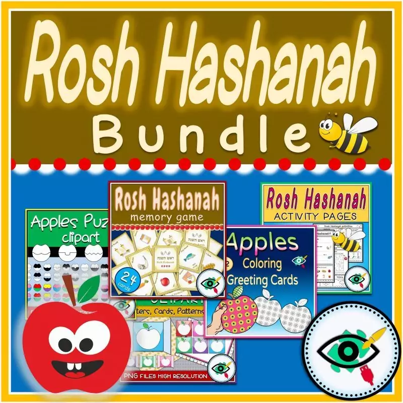 Rosh-Hashanah - Creative and Educational - Bundle | Planerium