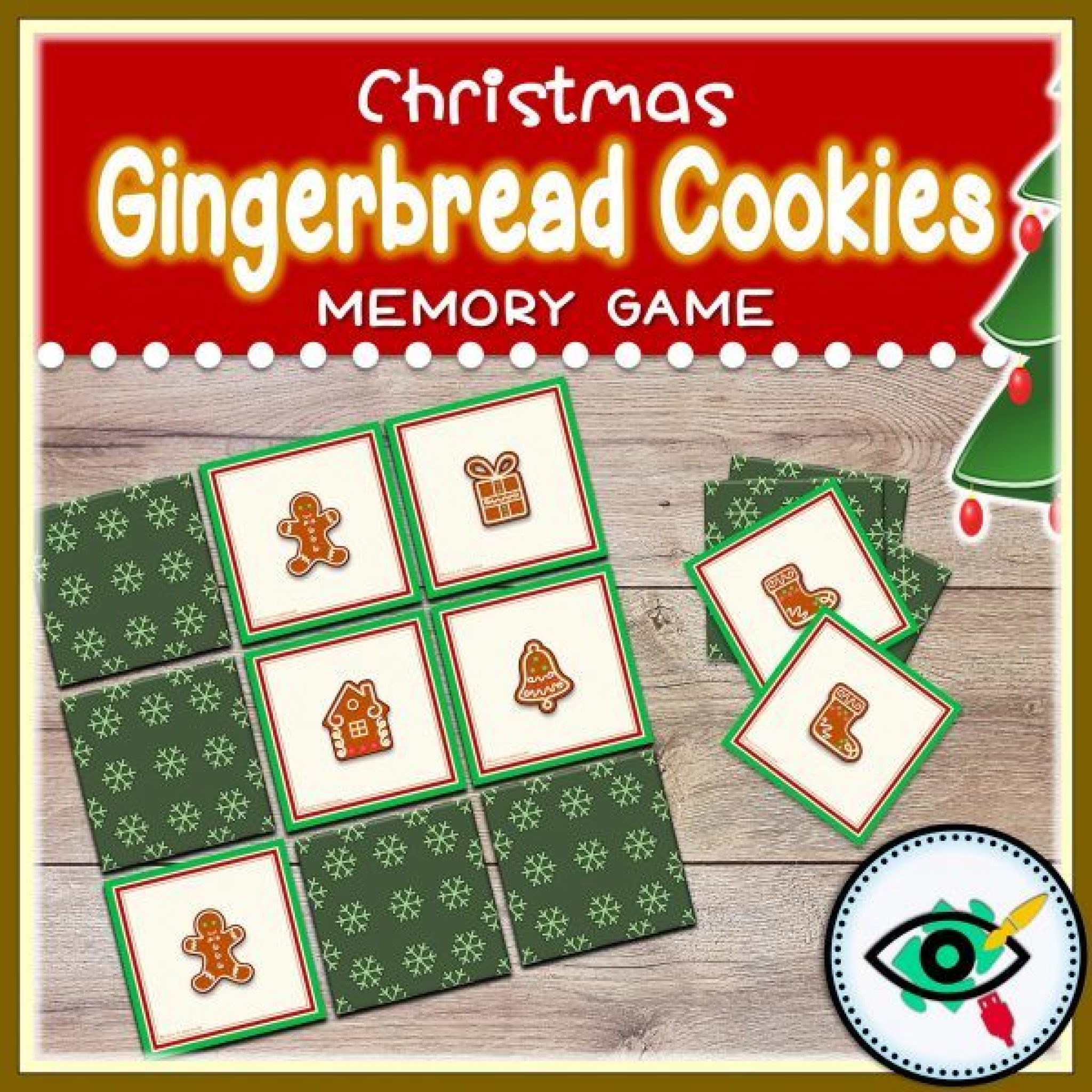 Christmas - Matching Game - Gingerbread Cookies | Planerium