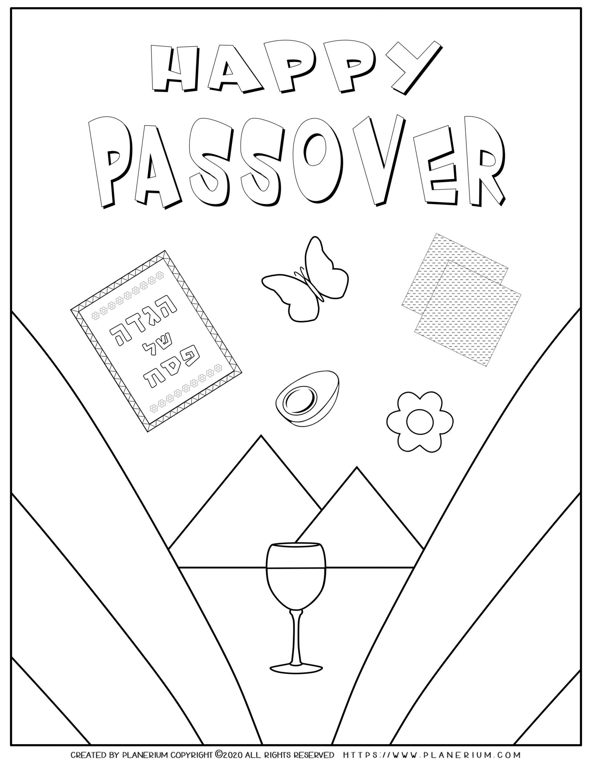 Passover Coloring Sheet Printable