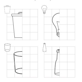 Earth Day - Worksheet - Symmetry drawing