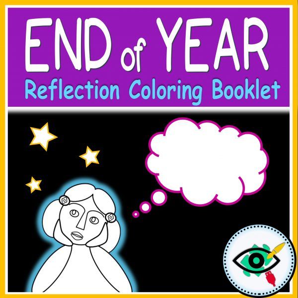 end-year-booklet-title End of year coloring booklet - Product title | Planerium