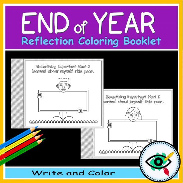 end-year-booklet-title2 End of year coloring booklet - Product title 2 | Planerium