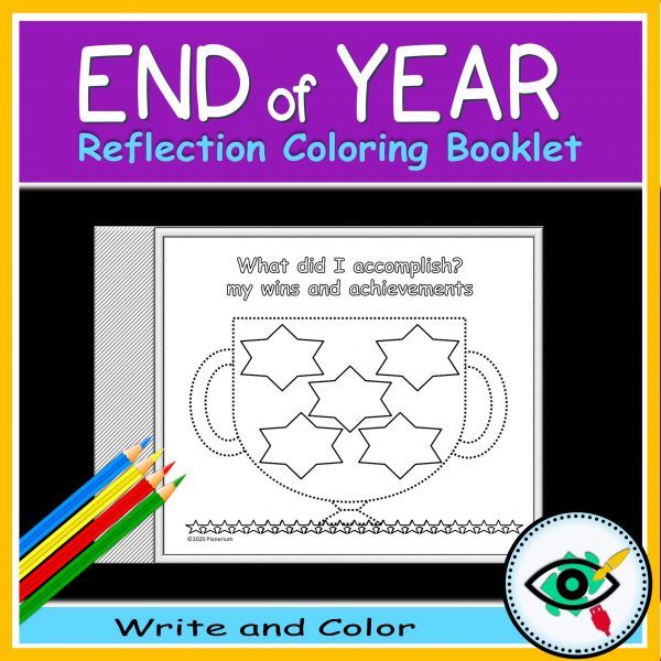 end-year-booklet-title3 End of year coloring booklet - Product title 3 | Planerium