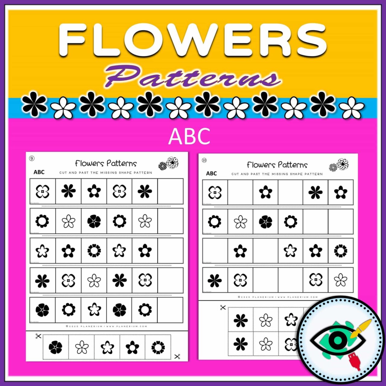 Spring - Patterns Game - Flowers - Title 4