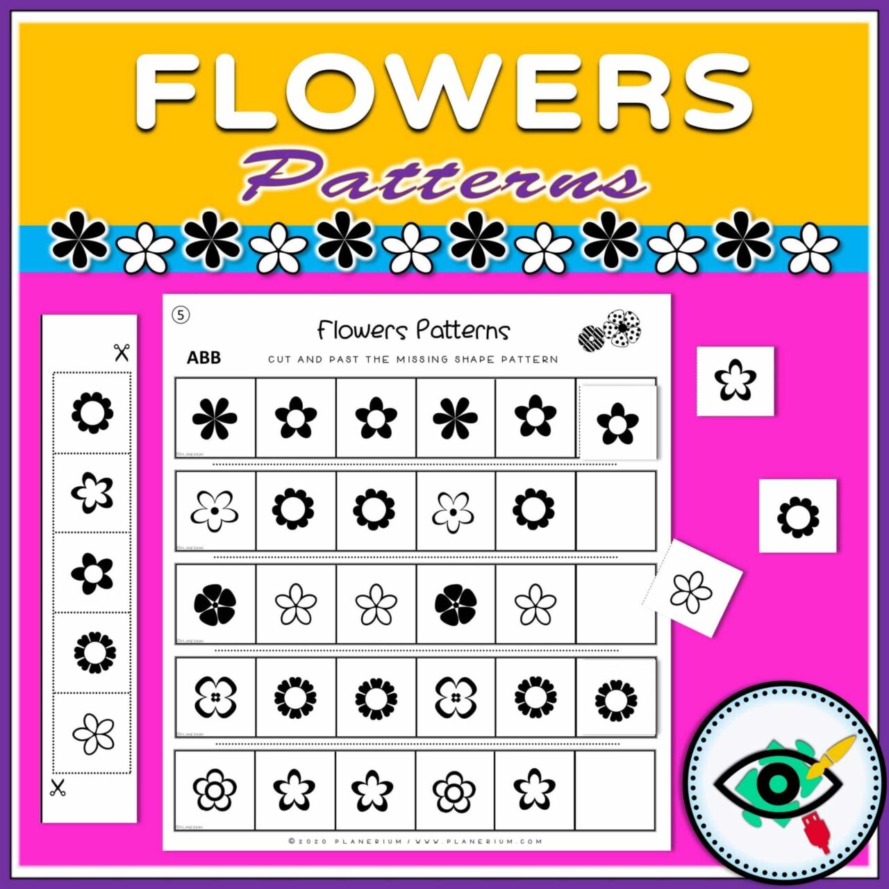 Spring - Patterns Game - Flowers - Title 5