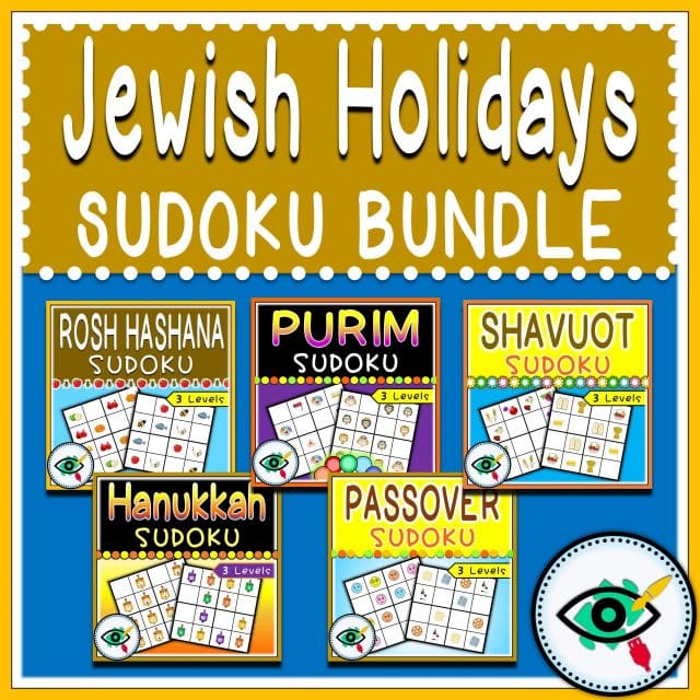 Jewish Holidays – Sudoku Puzzles Bundle
