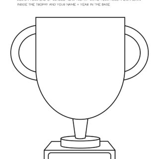 End of Year - Worksheet - Design My Trophy