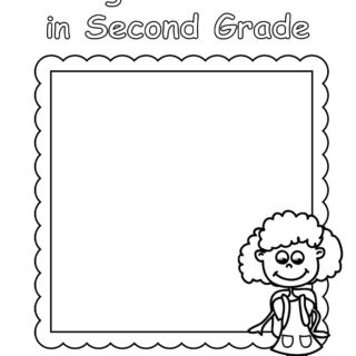 End of Year Worksheet Review School Year Second Grade Girl