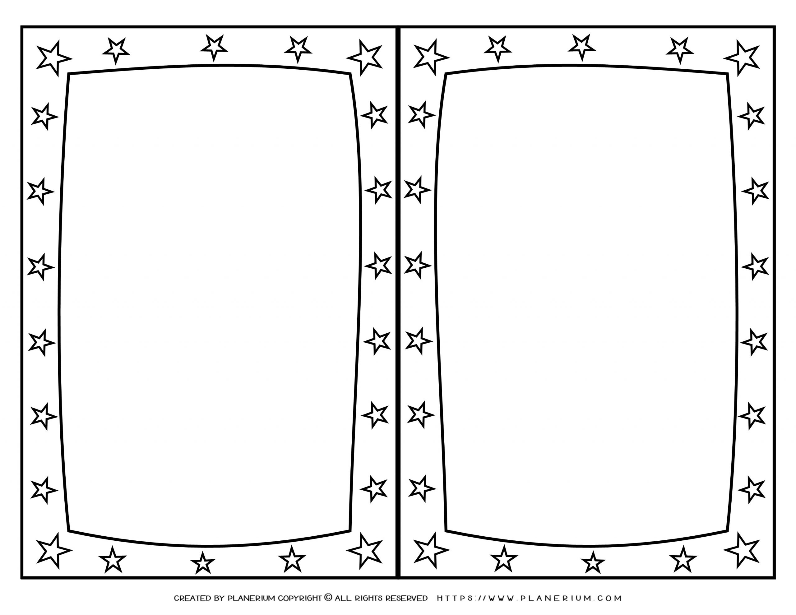 mothers-day-coloring-page-greeting-frame-stars Mother's Day - Coloring Page - Greeting Stars Frame
