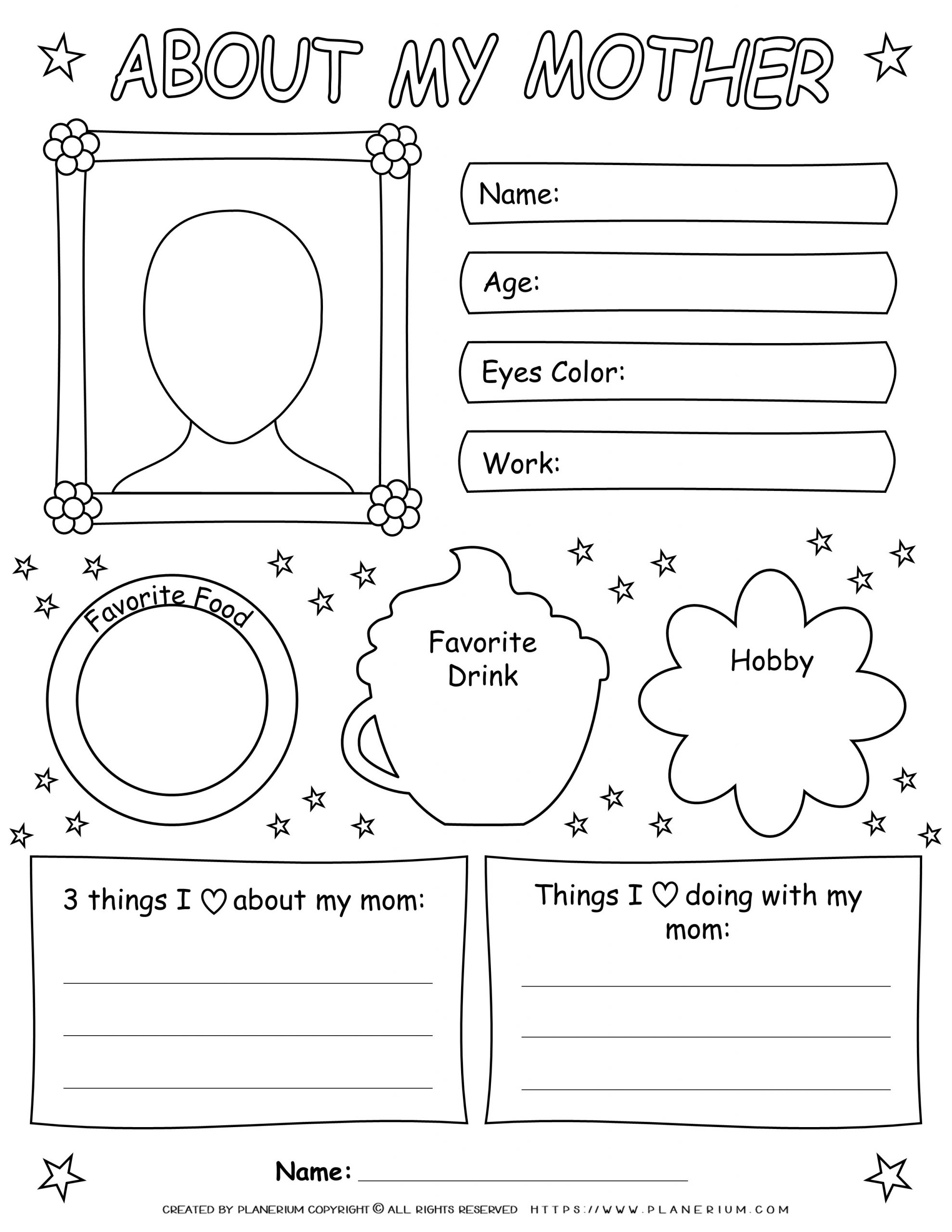 Mothers Day Worksheets For Kindergarten 