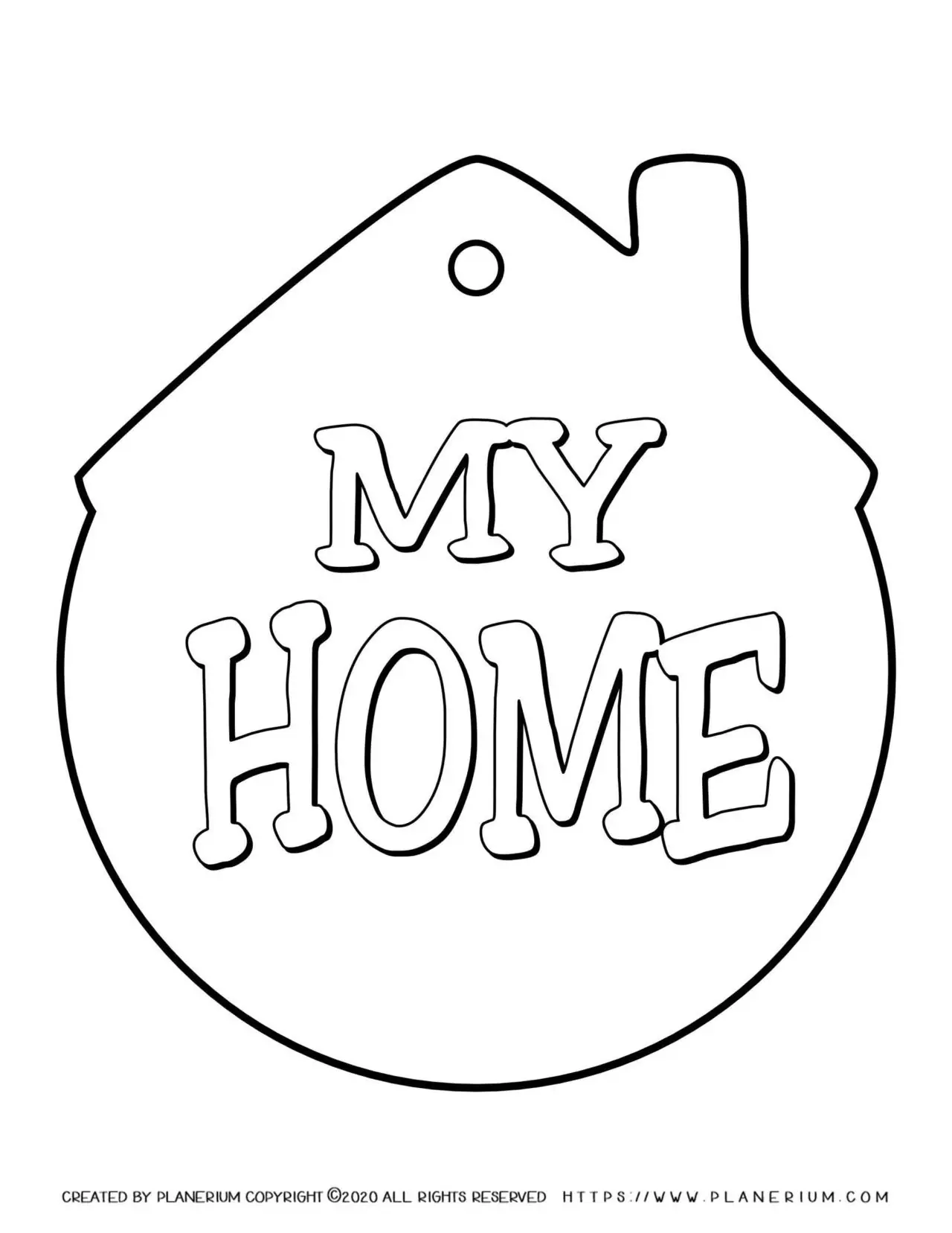 My Home Coloring Pages Coloring Pages