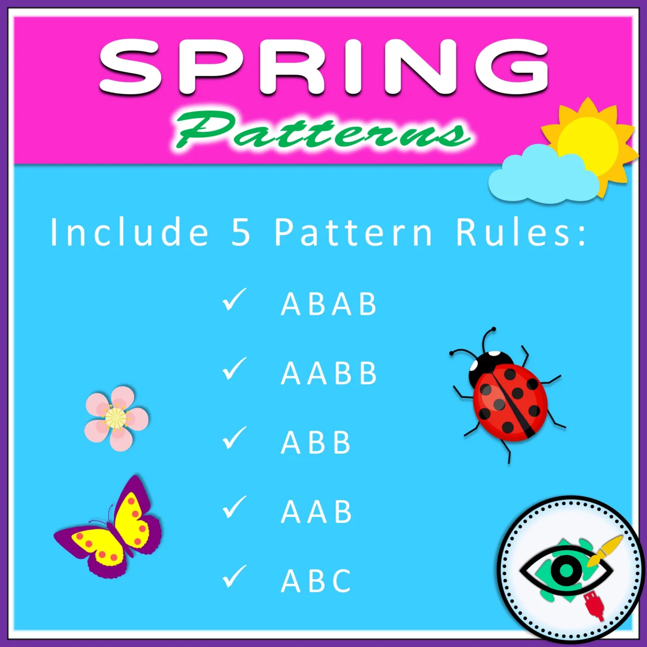 Spring - Patterns Activity - Image Title 1