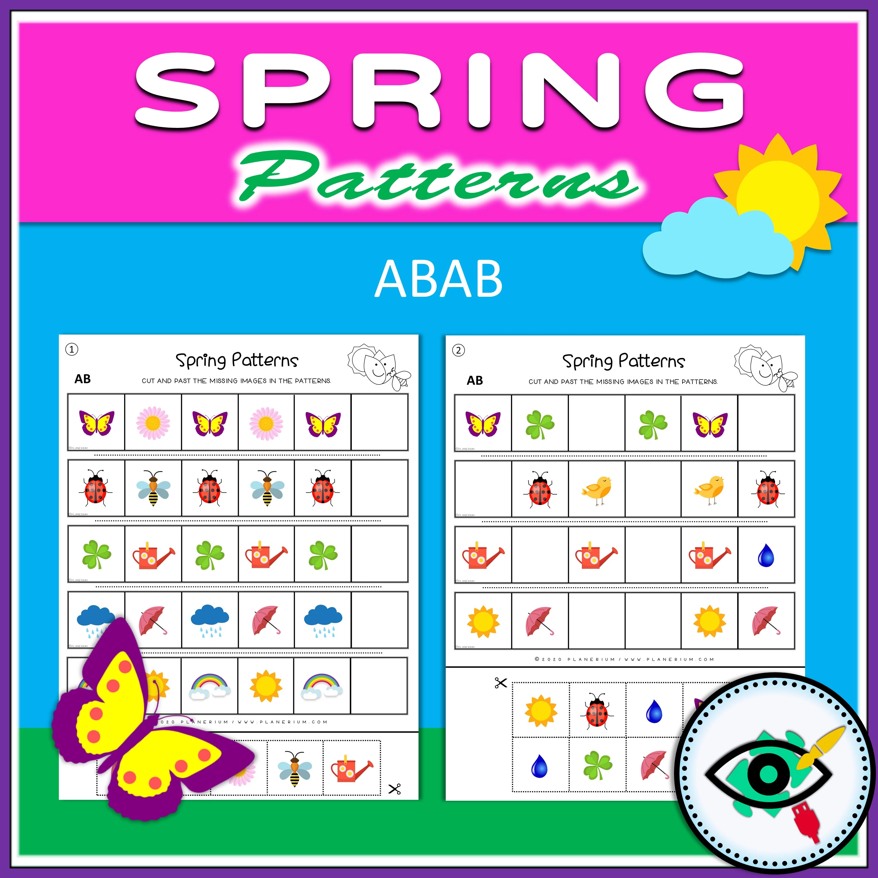 spring-patterns-title2 Spring - Patterns Activity - Image Title 2