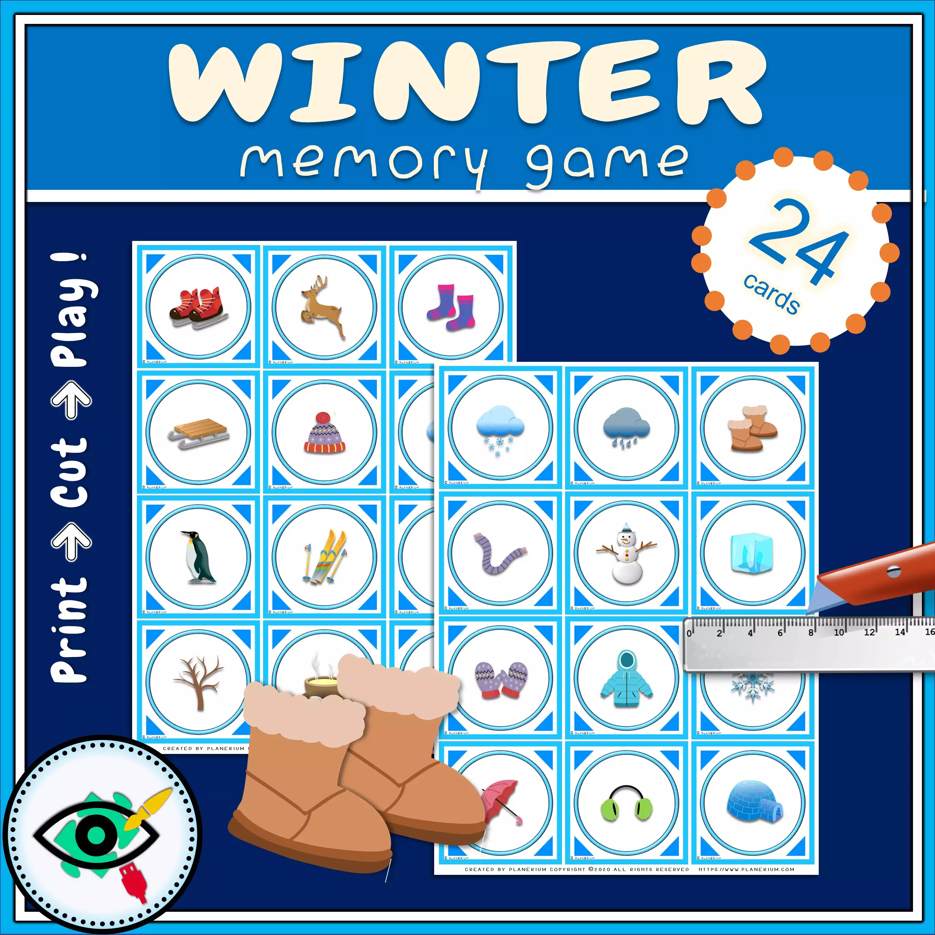 winter-memory-game-title4 Winter - Memory Game - Image Title 4