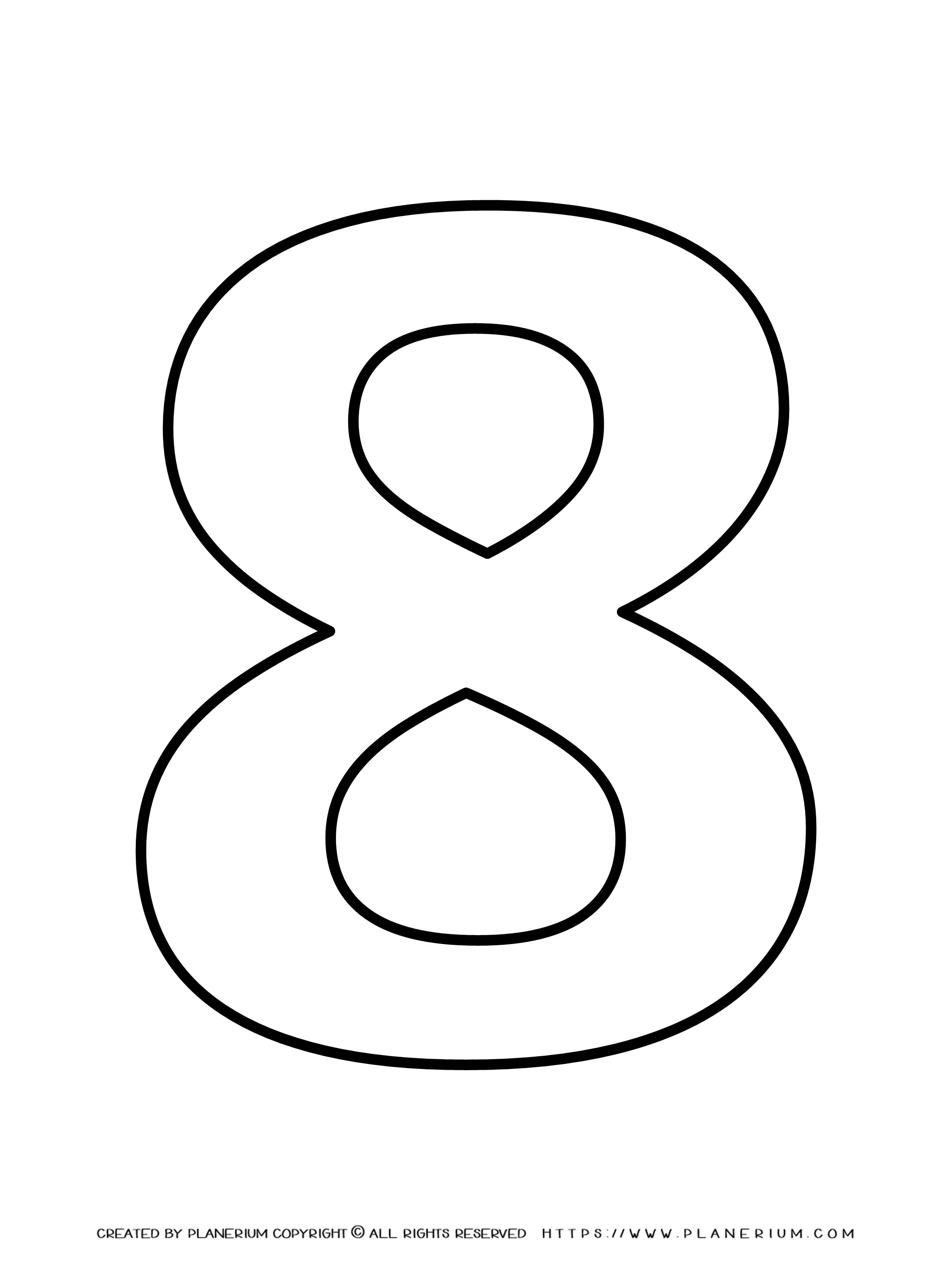 all-seasons-coloring-page-numbers-eight All Seasons - Coloring Page - Number Eight