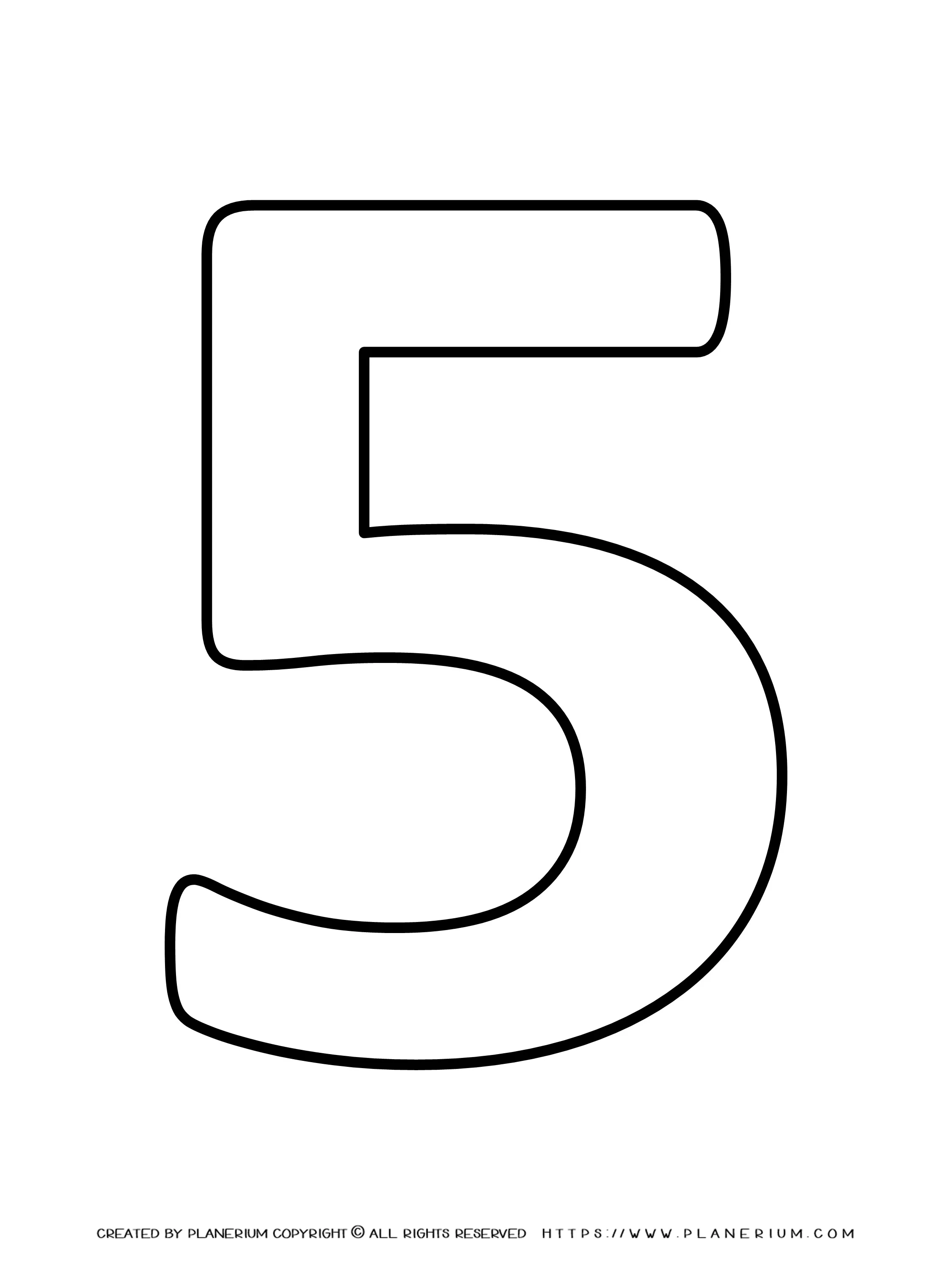 all-seasons-coloring-page-numbers-five All Seasons - Coloring Page - Number Five