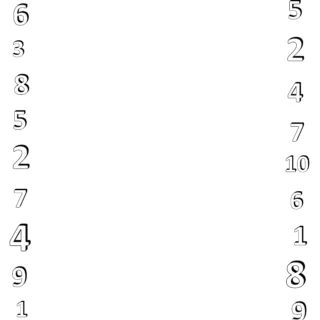 All Seasons - Coloring Page - Numbers Frame