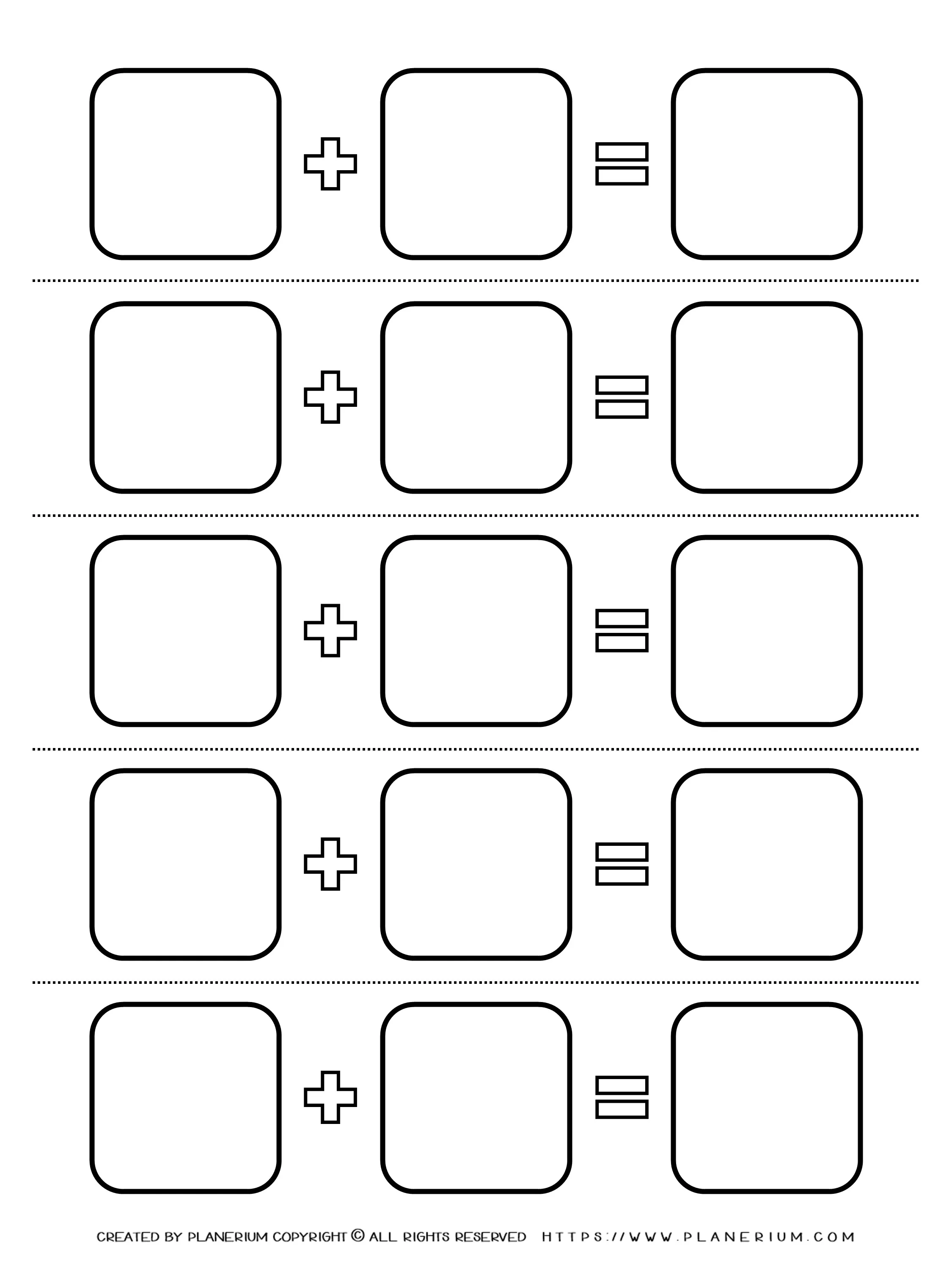 all-seasons-worksheet-numbers-addition-template All Seasons - Worksheet - Numbers Addition Template