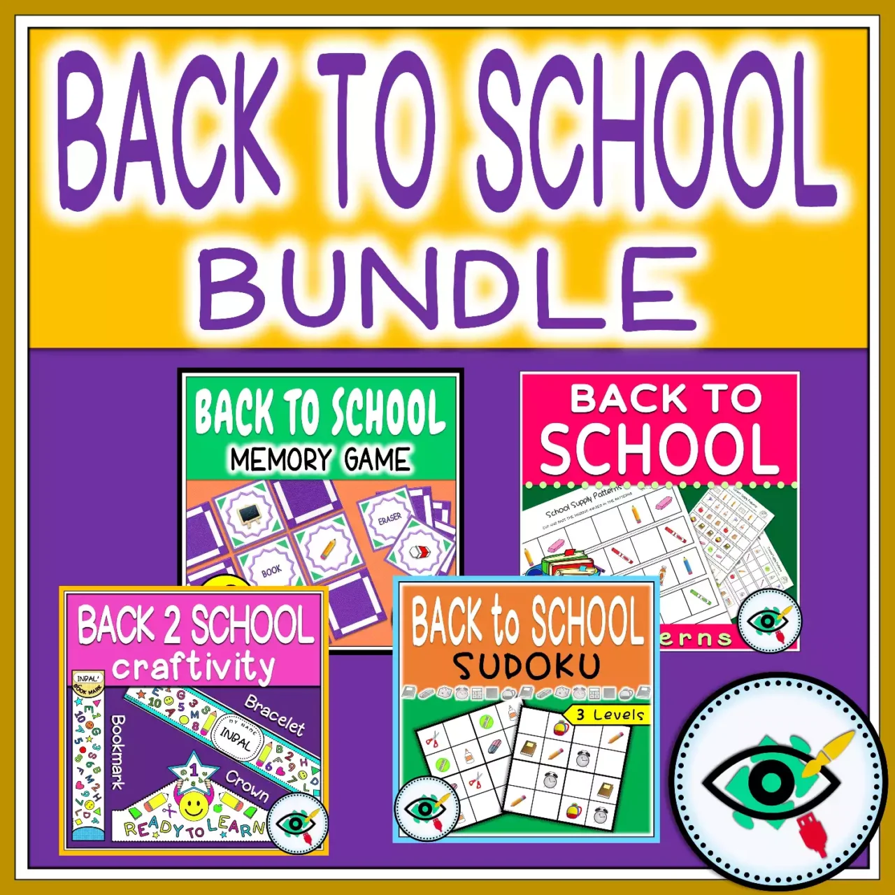 Back to School Activities Bundle - Featured