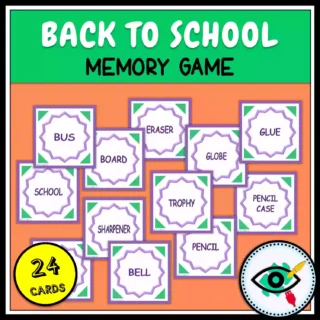 Back to School - Memory Game | Planerium