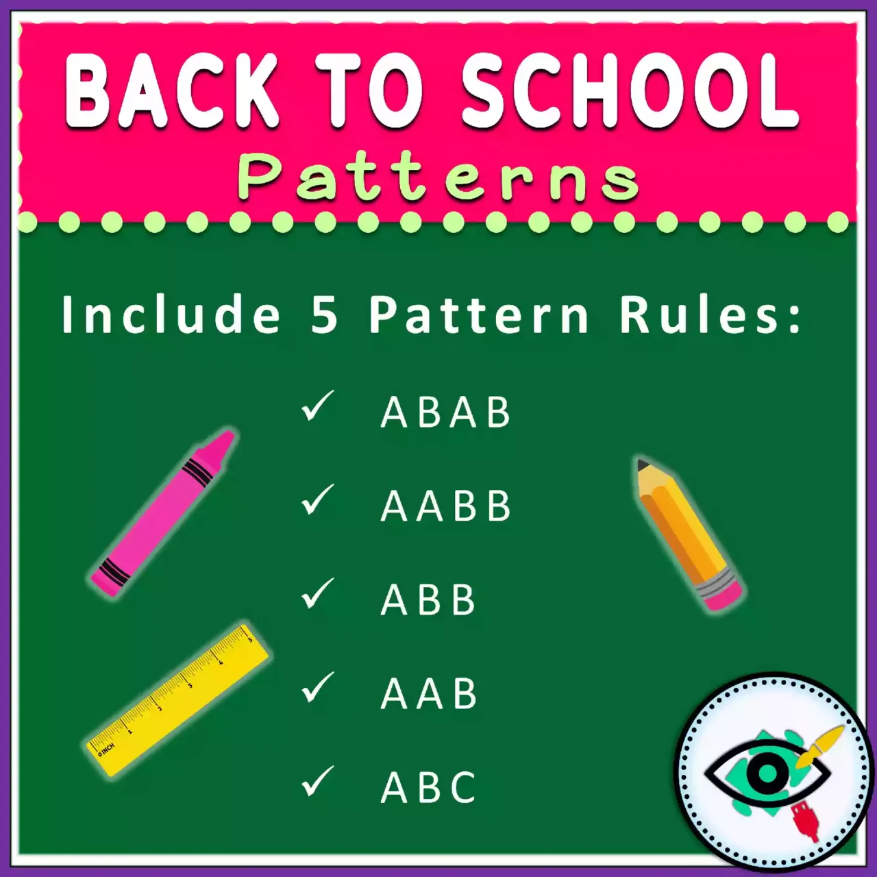 Back to School Patterns - Featured 1