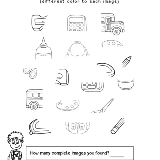 Back to School - Worksheet - Puzzle