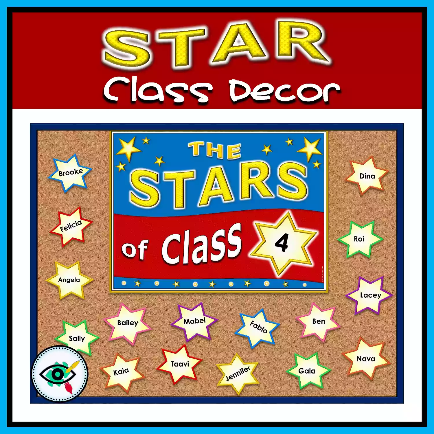 class-decor-the-stars-class-g3-6-title3 Class Decoration - Star of the Class - Featured 3