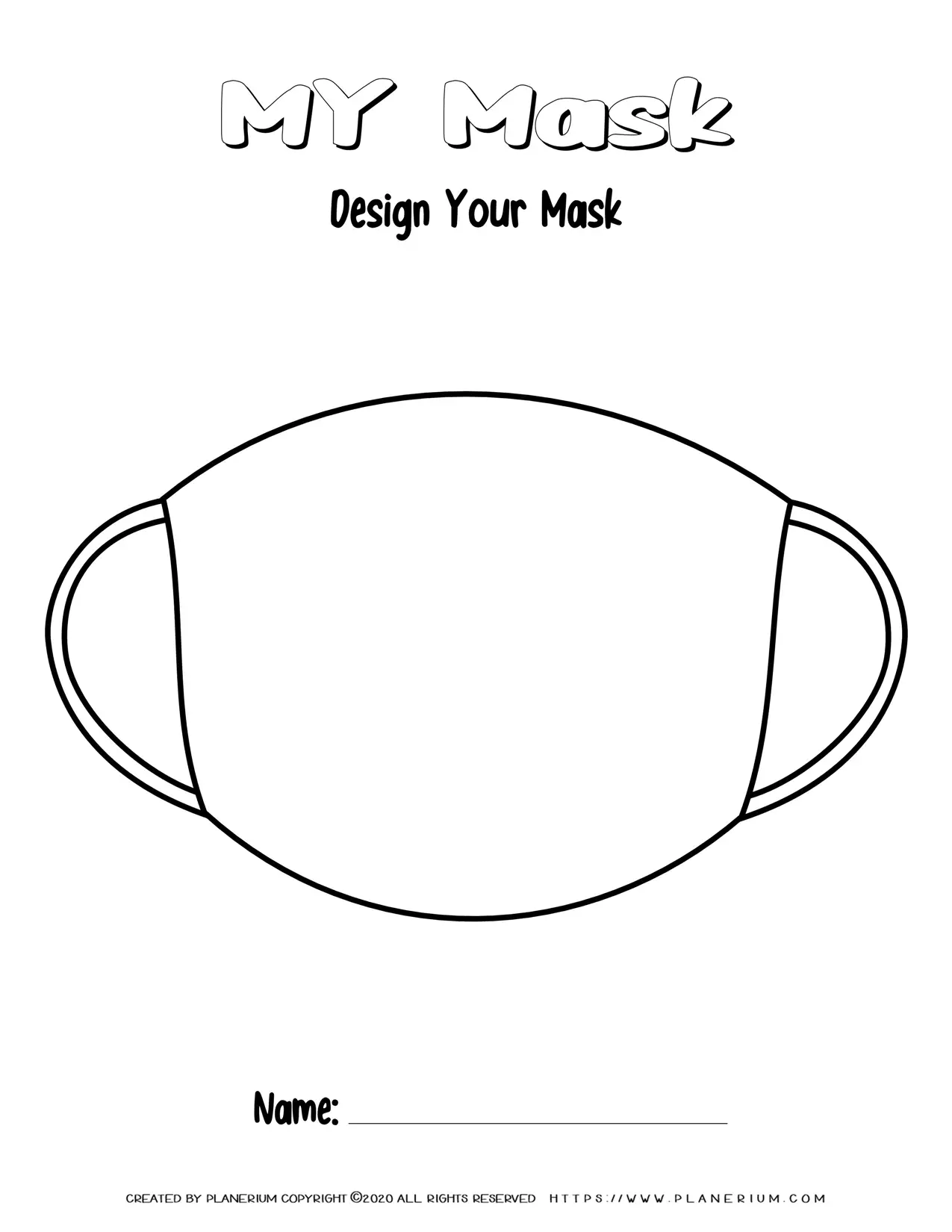 Coronavirus - Worksheet - Design Your Facemask | Planerium