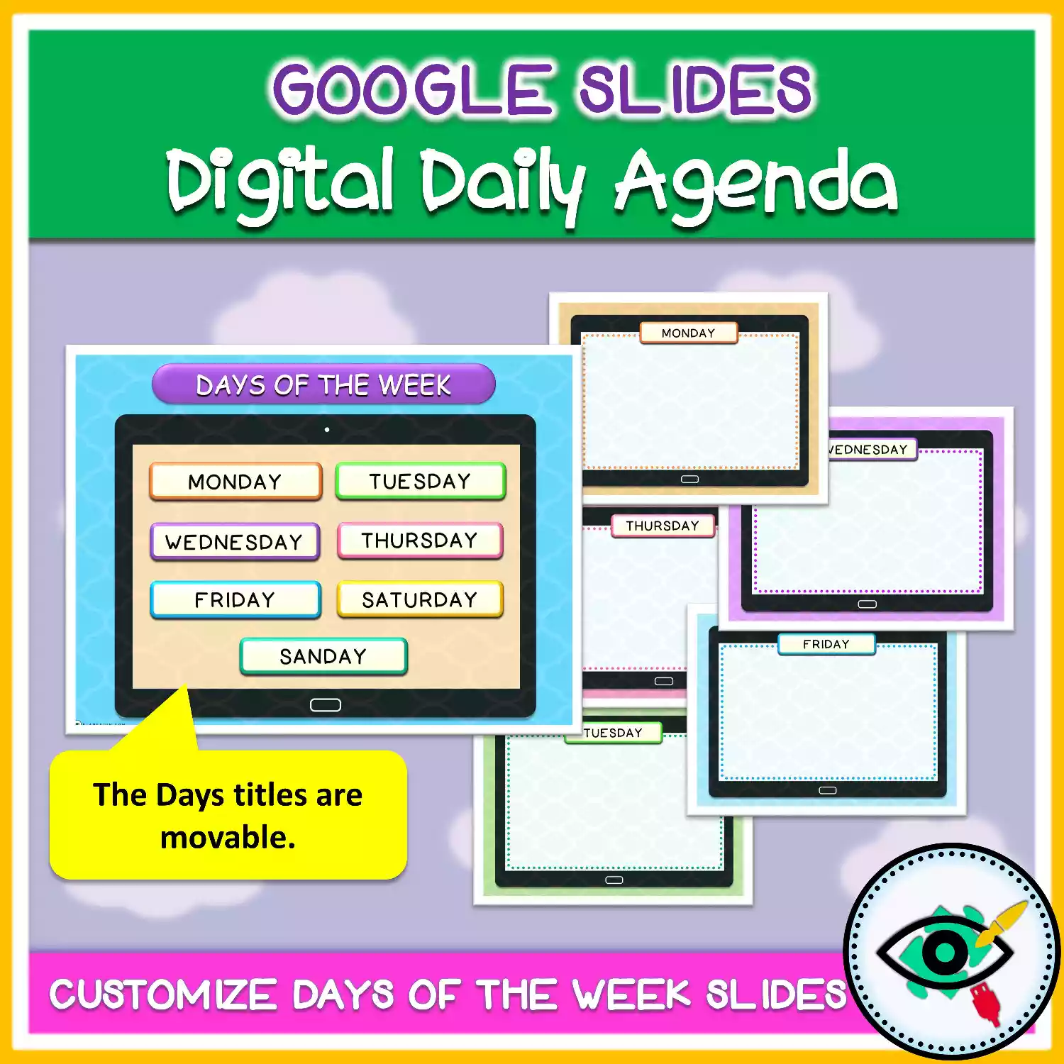 Google Slides Daily Agenda Templates For Teachers Planerium