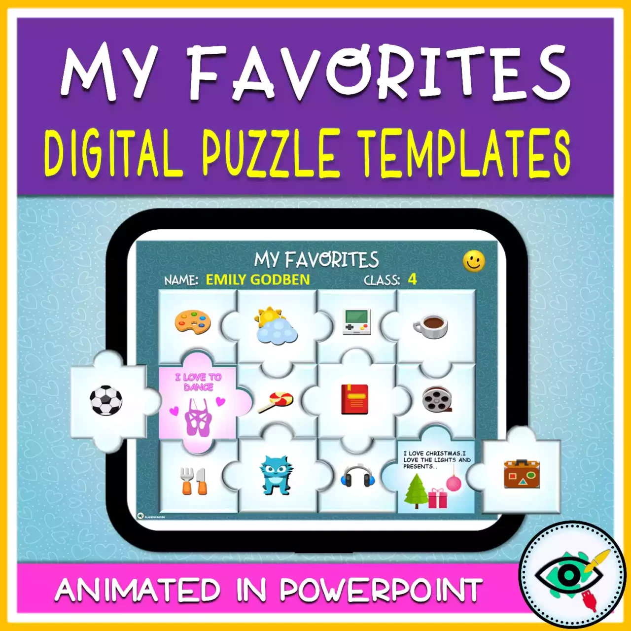 Puzzle templates in PowerPoint for Distance Learning - Featured