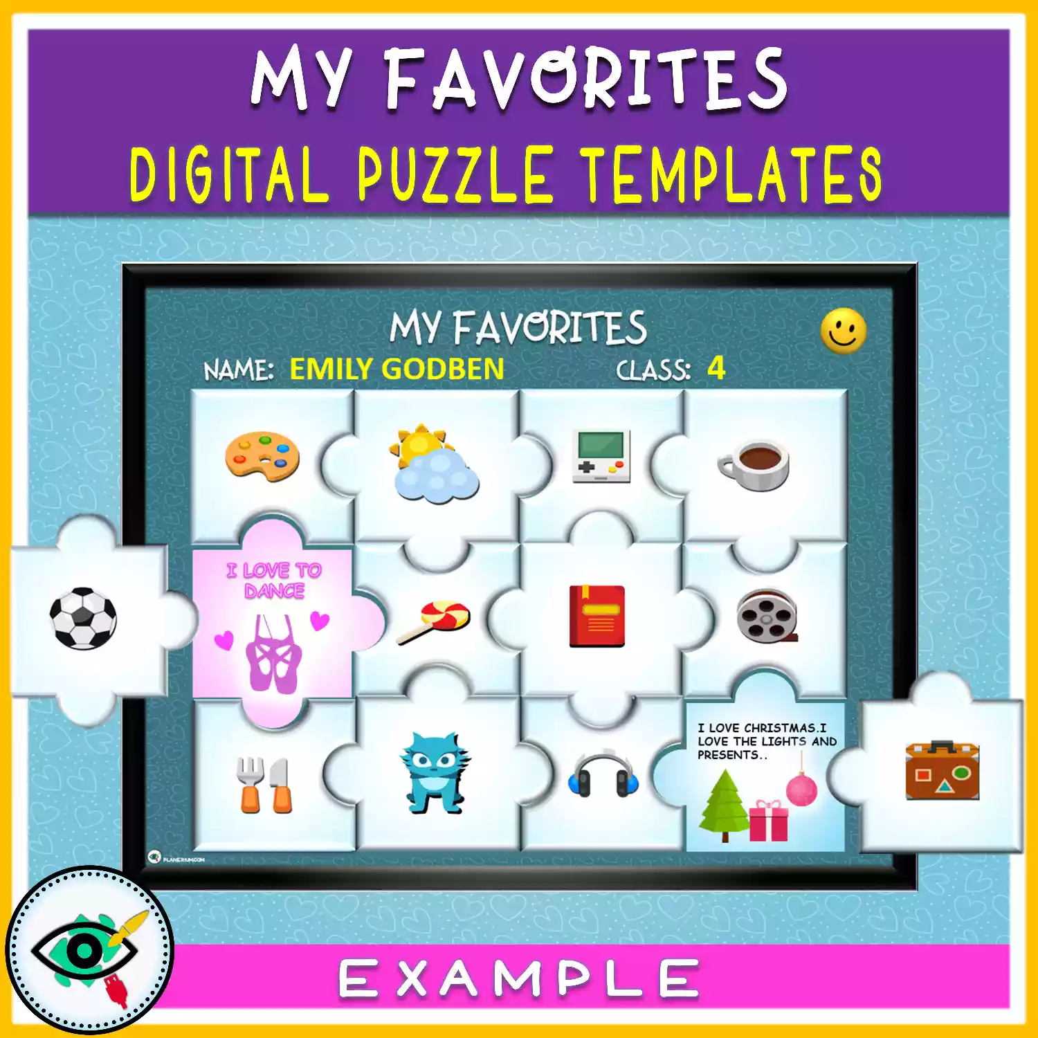 my-favorites-puzzle-templates-title9 Puzzle templates in PowerPoint for Distance Learning - Featured 9