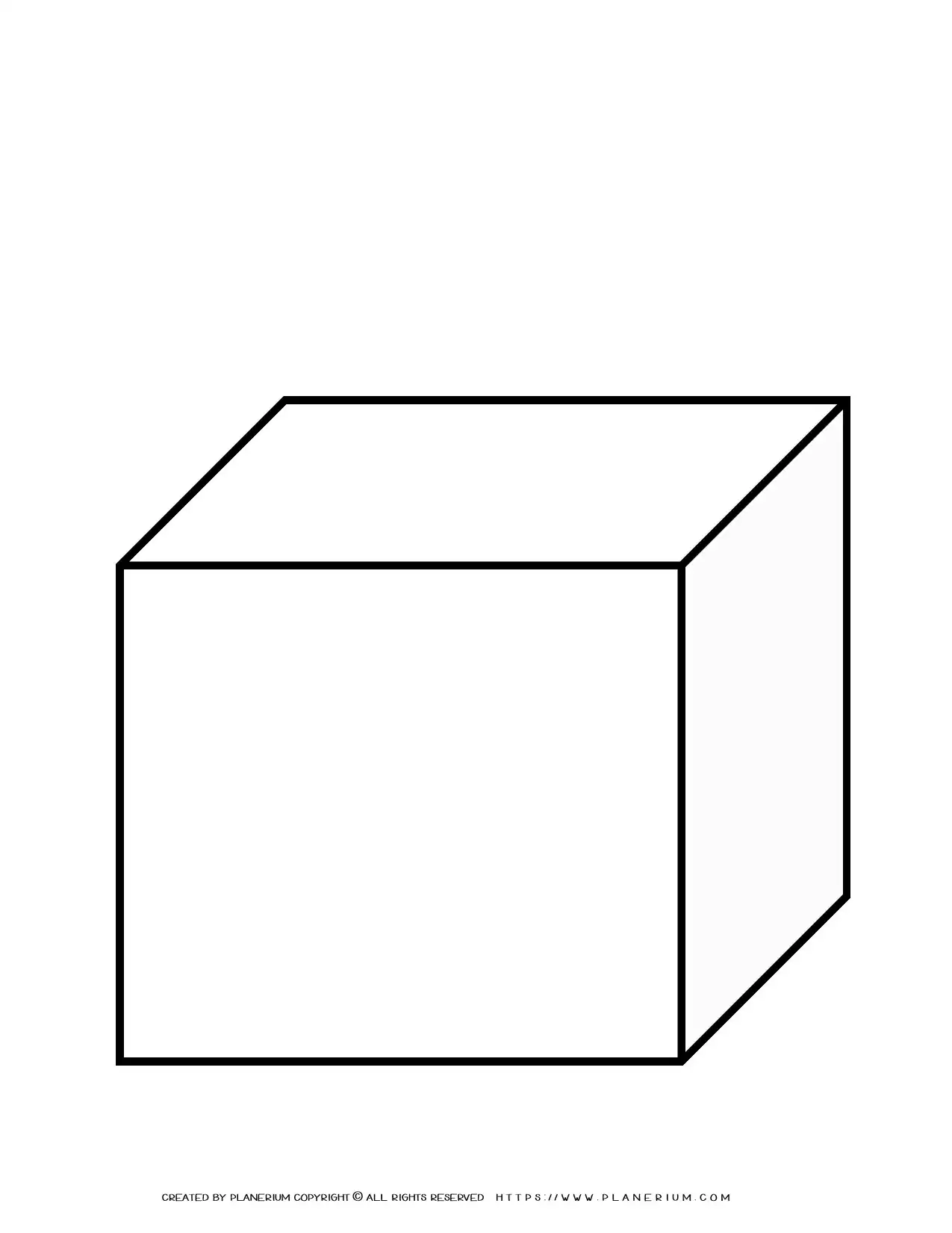 templates-cube-outline-png Cube Template