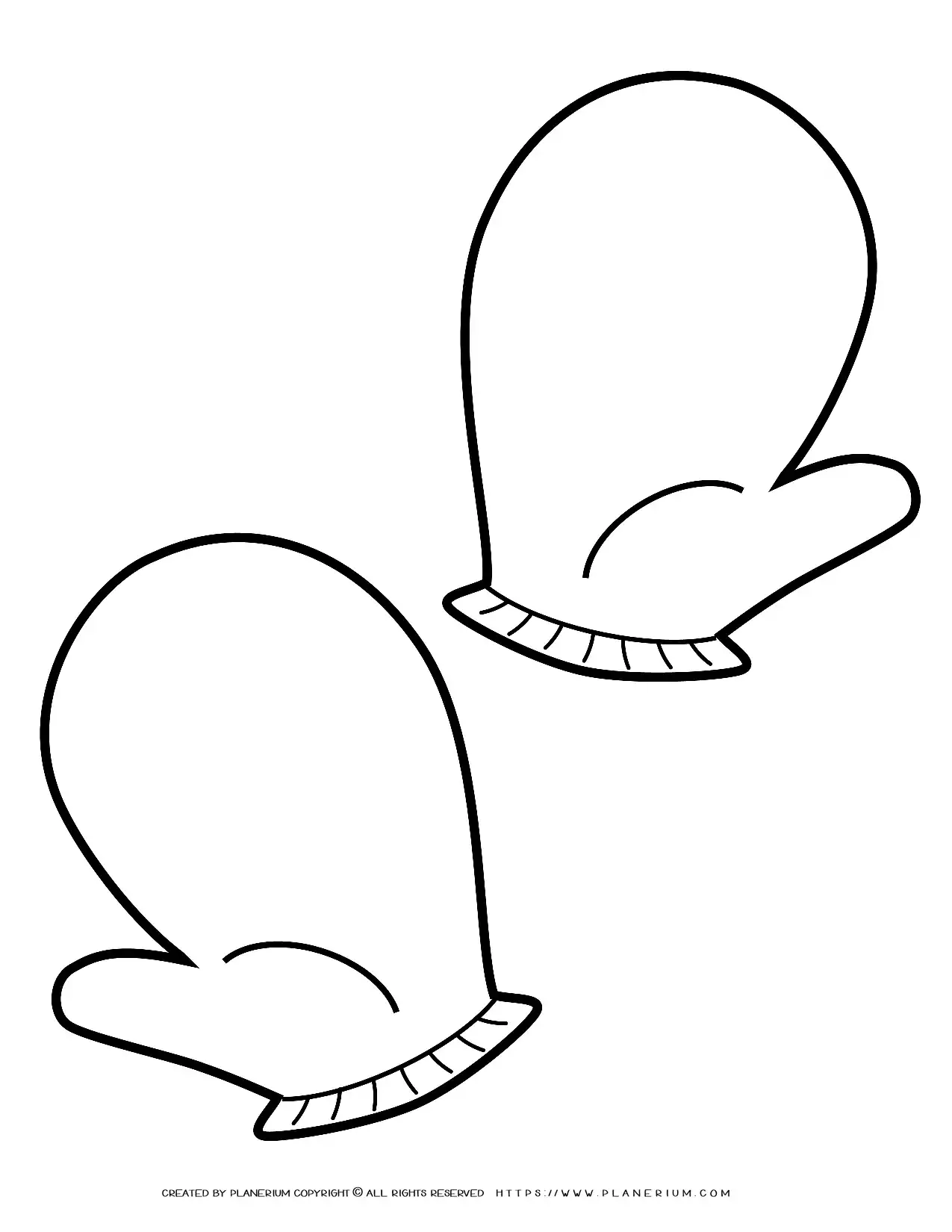 Muffin Gloves Template