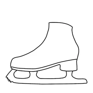 Ice Skate Template