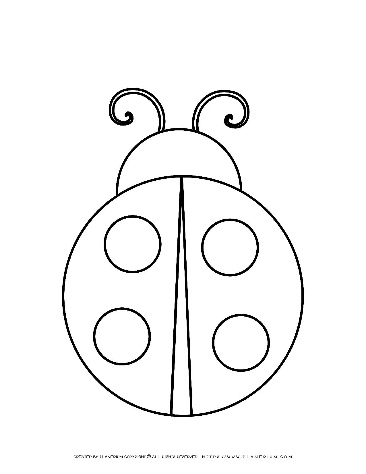 Free Ladybug Printables - PRINTABLE UDLVIRTUAL In Blank Ladybug Template