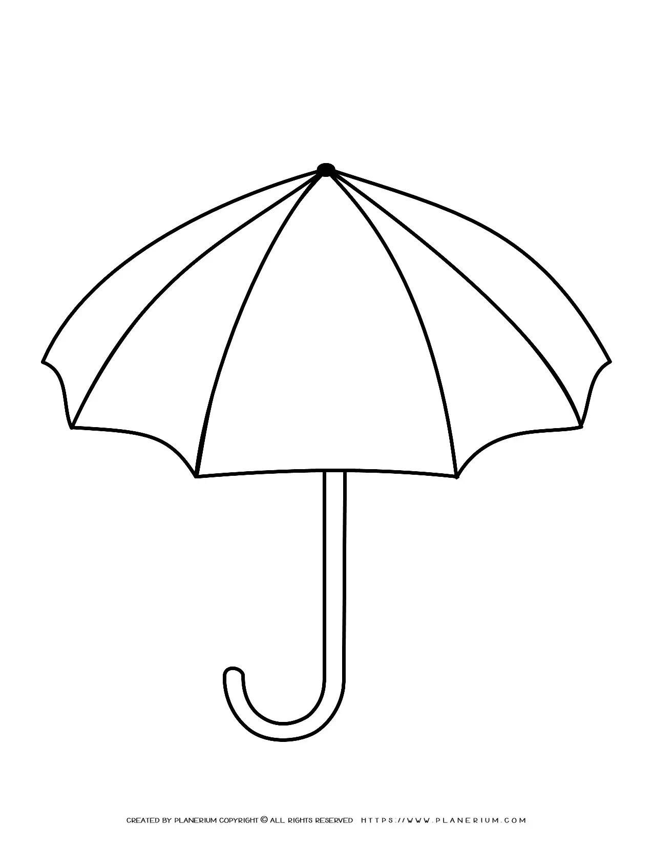 Umbrella Outline