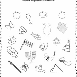 Hanukkah Worksheets - Related Objects - Free Printable | Planerium