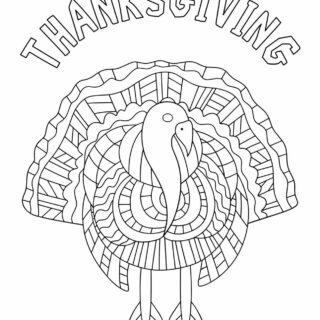Thanksgiving Turkey - Coloring Page | Planerium