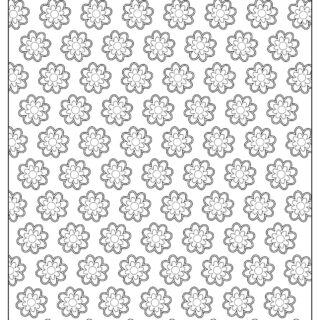 Adult Coloring Pages with Nested Flowers Pattern | Planerium