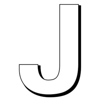 Alphabet Coloring Page - English Letter J Capital | Planerium