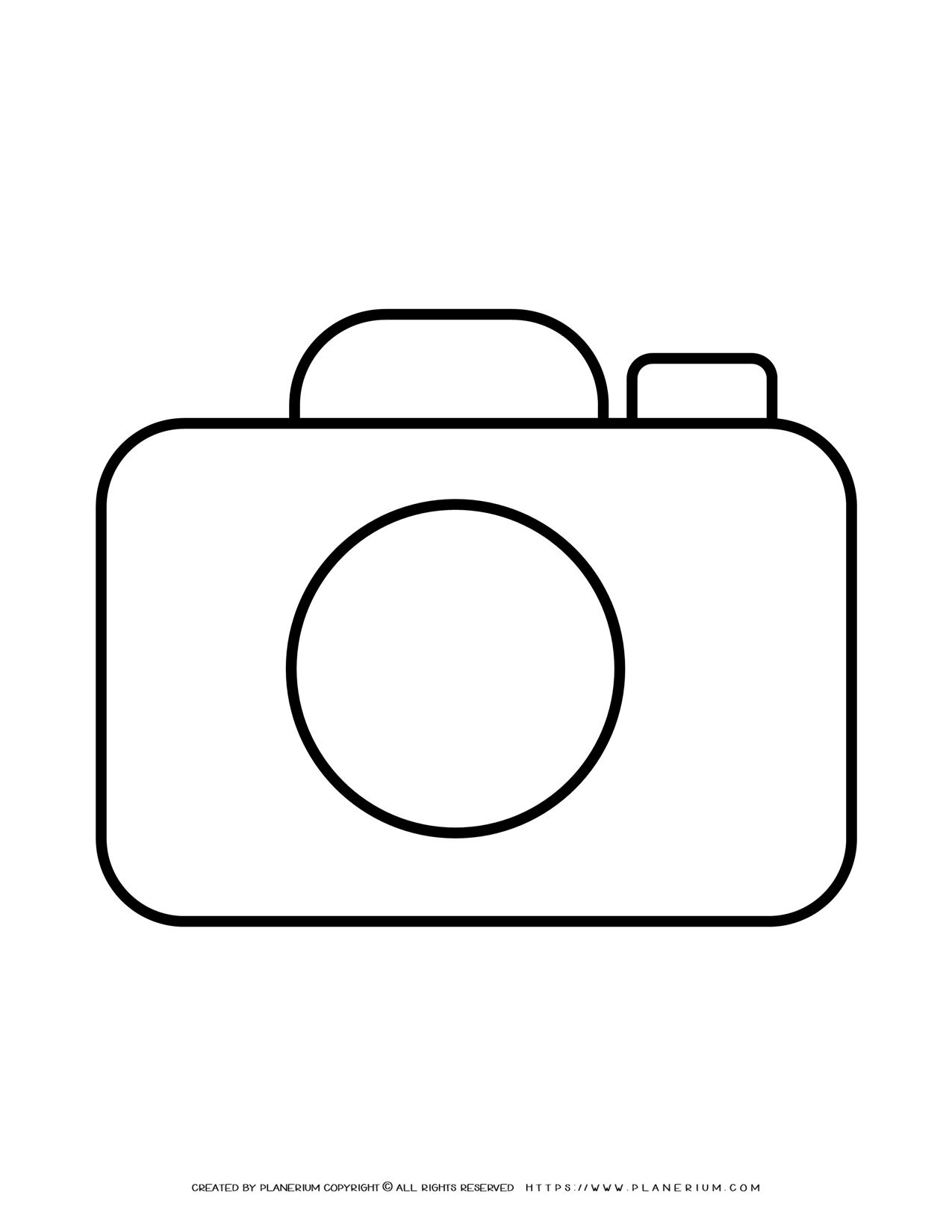 Printable Camera Cutout Printable Camera Cutout 3d